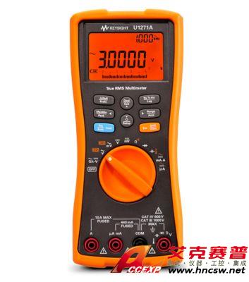 keysight是德 U1271A 手持式數(shù)字萬用表，4位半，IP54